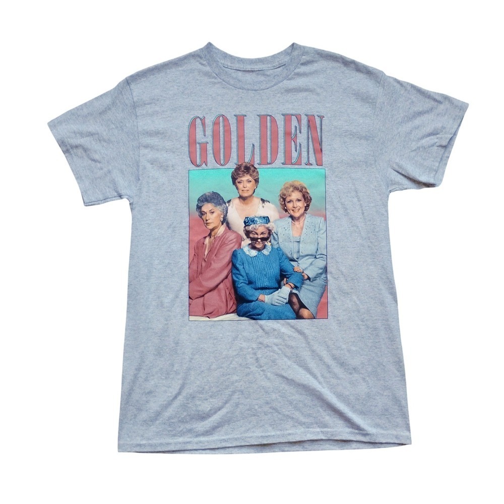 The‎ Golden Girls TV Show Heather Gray Graphic T-Shirt Medium